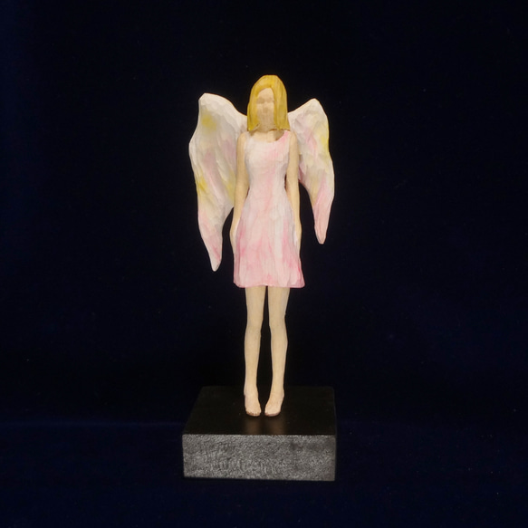 シェルランプ 女性像彫刻 李建 檜総手彫り『裸吉祥天』 | 東京書芸館公式通販ウェブサイト