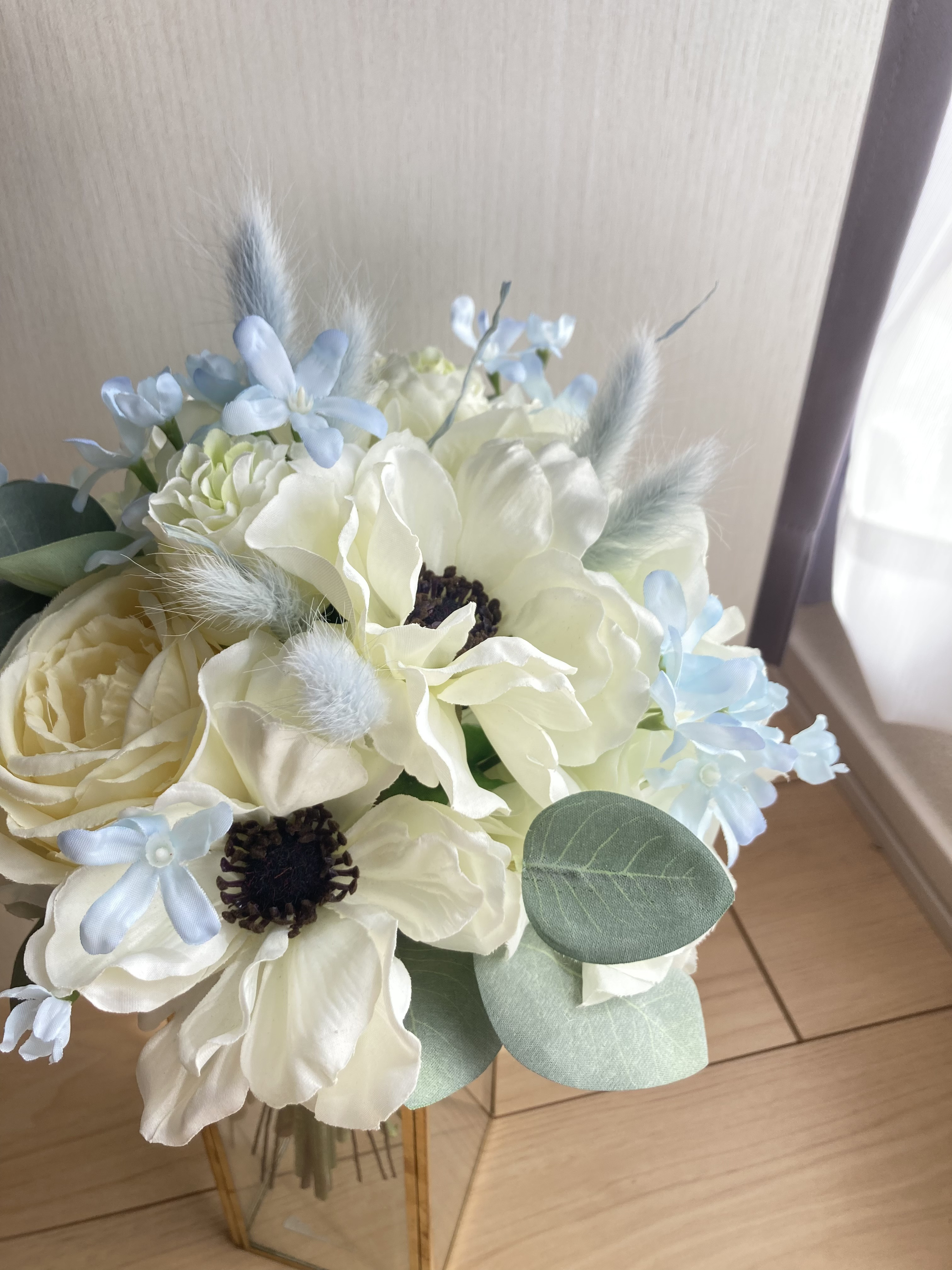 【特別価格】Weddingbouquet -アネモネ- ウェディングブーケ　クラッチブーケ