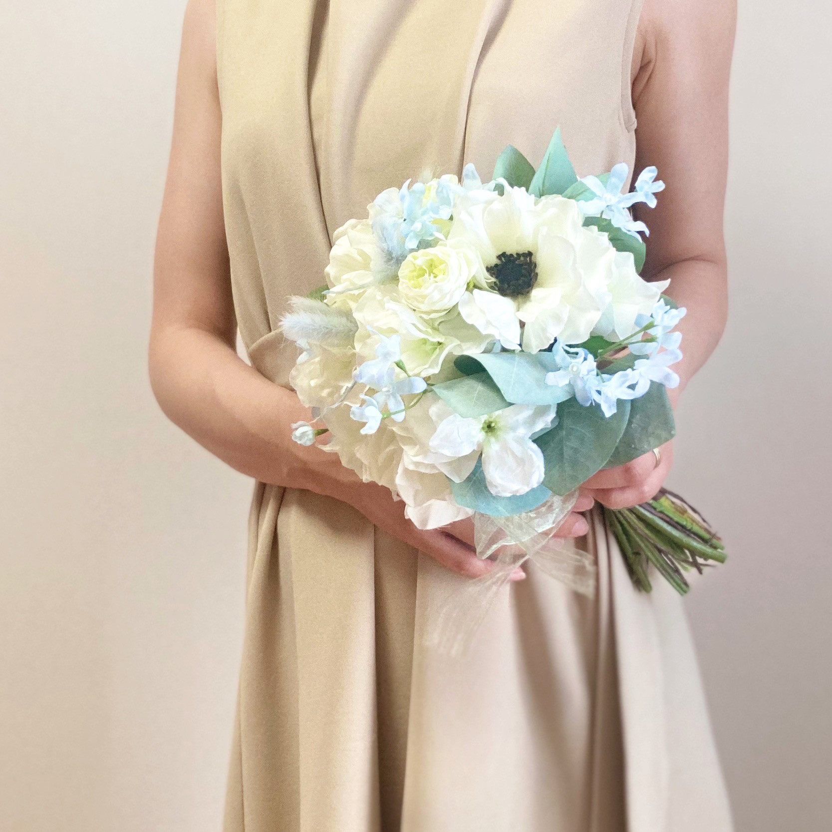 【特別価格】Weddingbouquet -アネモネ- ウェディングブーケ　クラッチブーケ