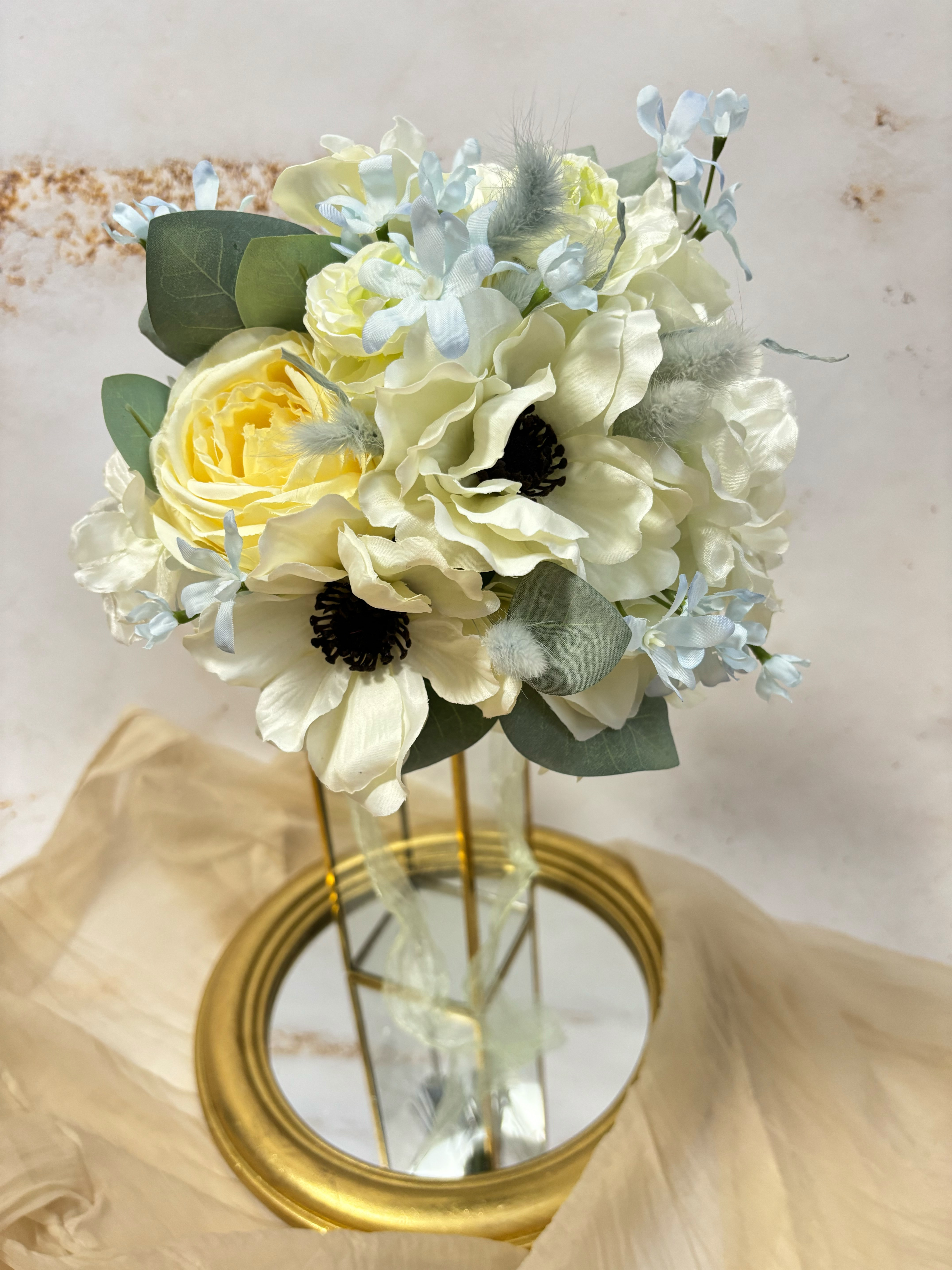 【特別価格】Weddingbouquet -アネモネ- ウェディングブーケ　クラッチブーケ