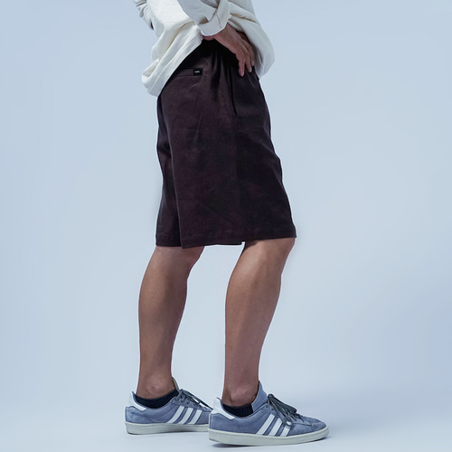 wafu】リネンショートパンツ シンプルなのに万能過ぎ！伸縮