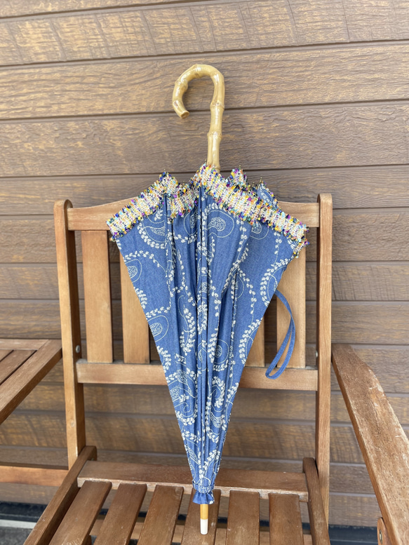 【denim✳︎日傘✳︎限定✳︎撥水加工】parasol 4枚目の画像