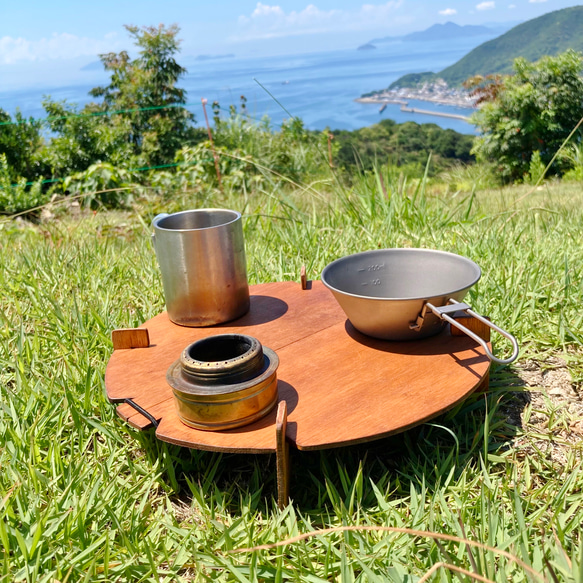 UL 風の山ごはんちゃぶ台◇軽量◇アウトドア◇テーブル◇ハイキング