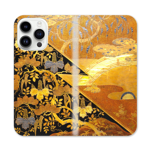 在銘　金蒔絵　綾杉　琴　ケース付　全長約183㎝　東な7-1207☆2F iPhoneケース 帯なし手帳型 高台寺蒔絵 【高解像度画像使用】 iPhone