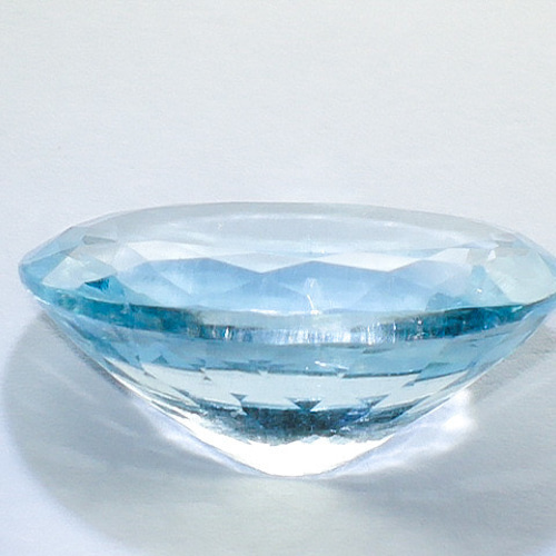 ☆アクアマリンブリリアントカット☆7.57ct/16.0mm☆天然 ☆アクアマリンブリリアントカット☆7.57ct/16.0mm☆天然