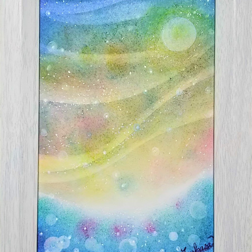 パステルアート 深海色の夏の夜空 パステル画原画 絵画 T's Arts 通販