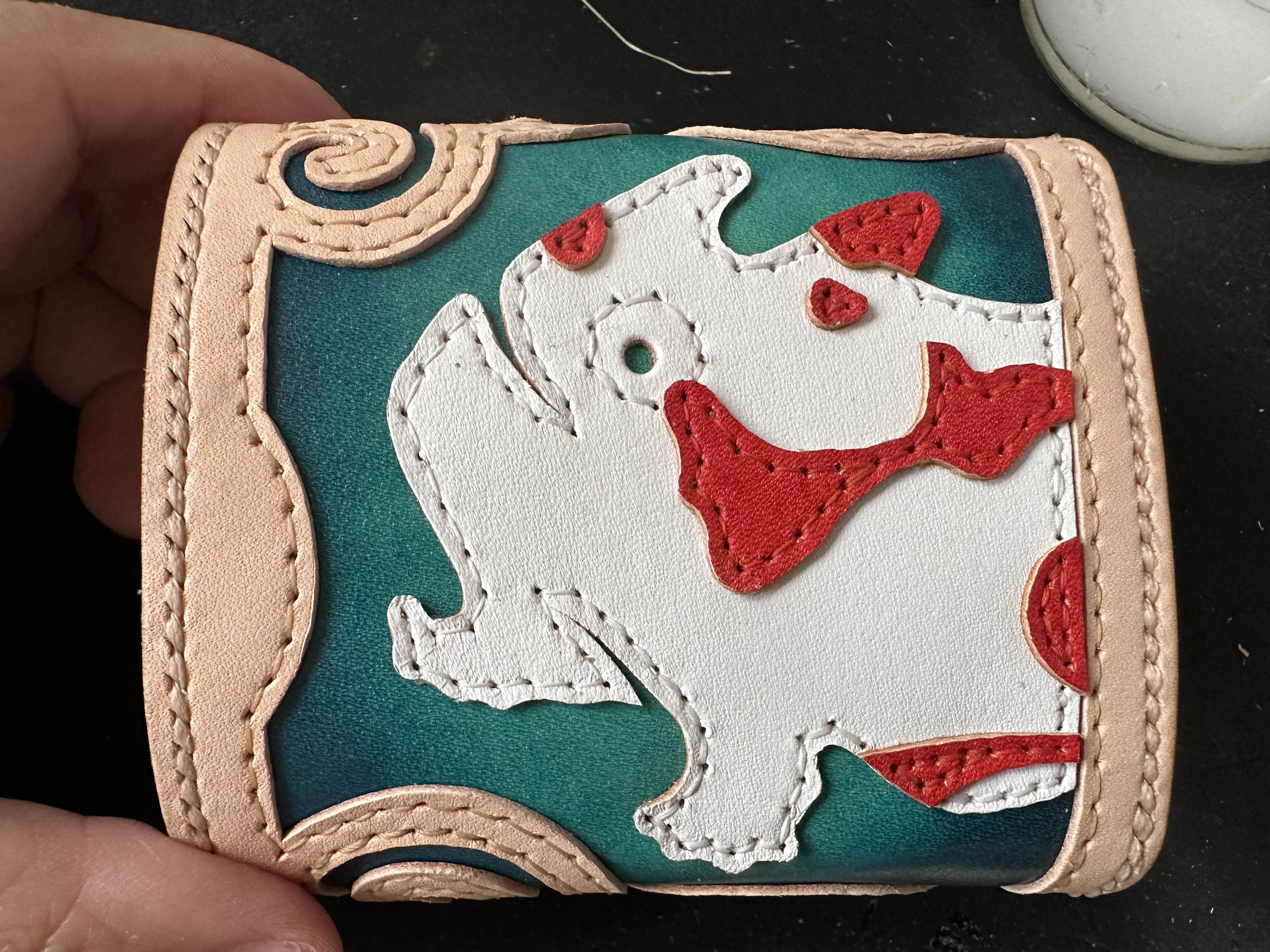 変わったカード立て３つ折りコンパクト財布