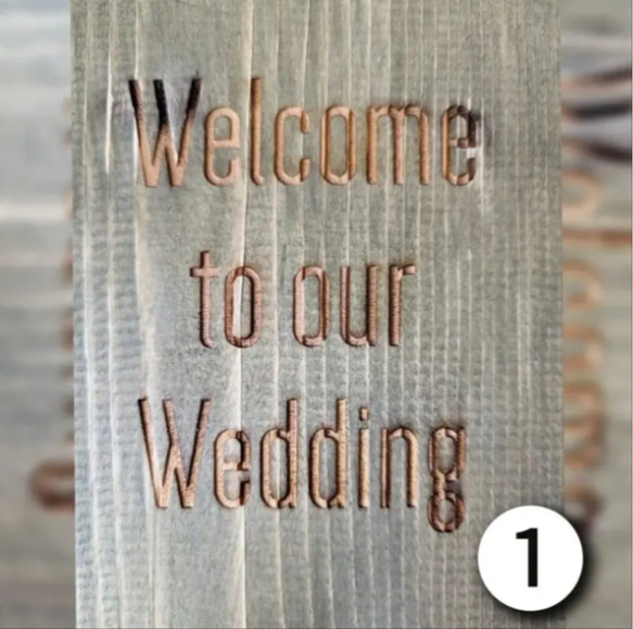 ＊完成品Wedding　Welcomeboard＊ブルーベリー(フェイク 完成品) 7枚目の画像
