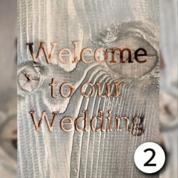 ＊完成品Wedding　Welcomeboard＊ブルーベリー(フェイク 完成品) 8枚目の画像