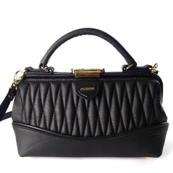 ビジネスバッグ‼受注生産・本革ドクターバッグ・ブラックLサイズ