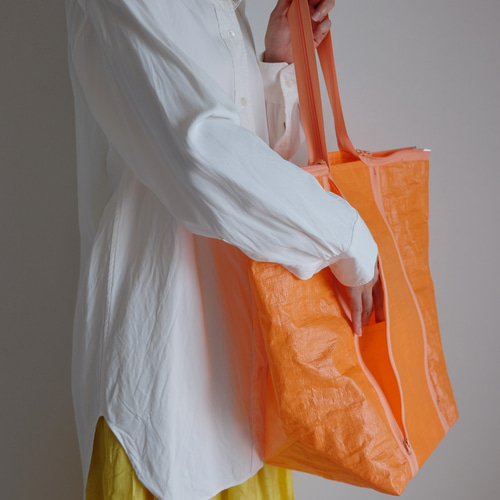 超軽量/撥水ポリエチレン/肩掛けマチ付きトートバッグ/A4対応・大容量