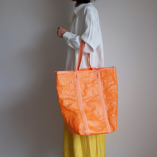 超軽量/撥水ポリエチレン/肩掛けマチ付きトートバッグ/A4対応・大容量