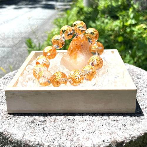 運命を好転させる数珠】16ミリ 風水神 皇帝龍 本水晶 クリスタル