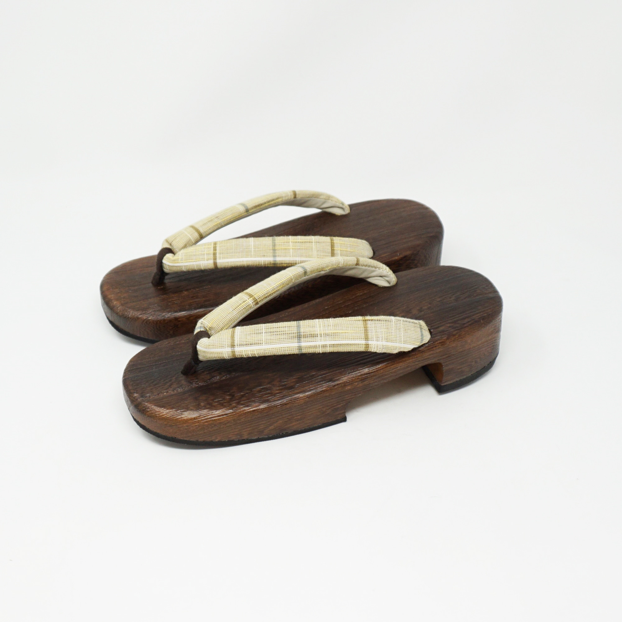 LL寸 女性下駄  焼桐 高右近下駄 絣花緒 4,851円