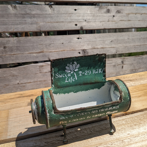 リメ缶 カセットガス缶 リメイク缶 プランター 多肉植物 その他  