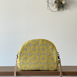 ⚮̈ミナペルホネン anemone mustard まるっこポシェットさん