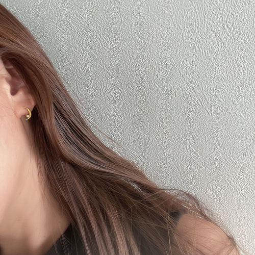 三日月ピアス ピアス（スタッド・一粒） N.homies. 通販 16308176