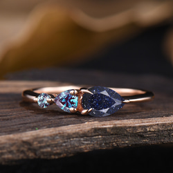 6月誕生石カラーチェンジアレキサンドライトリング10月誕生石ホワイト