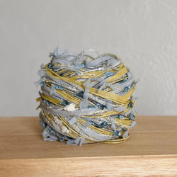 引き揃え毛糸玉*マスタードイエロー×ライトグレー 毛糸 Decora 通販