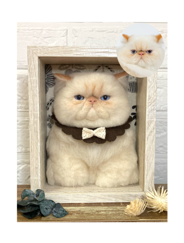 愛猫オーダー 猫 猫オーダー 羊毛フェルト 羊毛フェルト猫