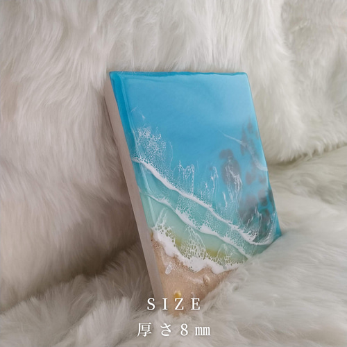 海レジン 海レジンアート 波 アート ハワイ インテリア 海の絵