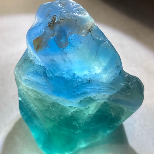 バイカラー✿*:・ フローライト 蛍石 ラフストーン 原石 天然石 東洋