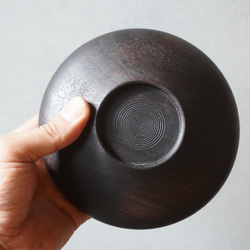 Bowl / accessories tray   ウォルナット  鉄媒染   ボウル   Sサイズ   アクセサリート 7枚目の画像