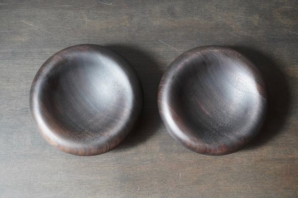 Bowl / accessories tray   ウォルナット  鉄媒染   ボウル   Sサイズ   アクセサリート 9枚目の画像