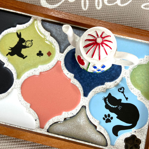 不思議の国のアリス風♥️うさぎ&チェシャ猫