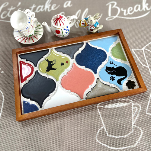 不思議の国のアリス風♥️うさぎ&チェシャ猫 【公式通販】