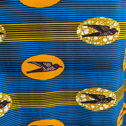 アフリカ布  アフリカン　ノースリーブワンピース　つばめ 8枚目の画像