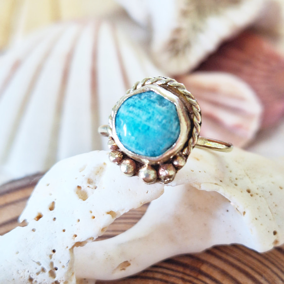 【13～14号】chrysocolla ring 5枚目の画像