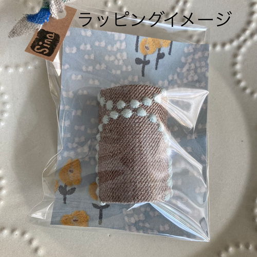 P03 ミナペルホネン ChouCho ポニーフック ミナペルホネン choucho使用 ♡ ロングポニーフック ヘアピアス ポニー