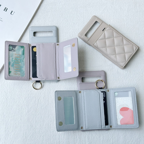 キルティング pixel 10 ケース ミラー付き xperia 10vii ショルダー