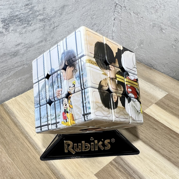  オリジナルキューブに写真イラストデザインプリント 飾れる 遊べる