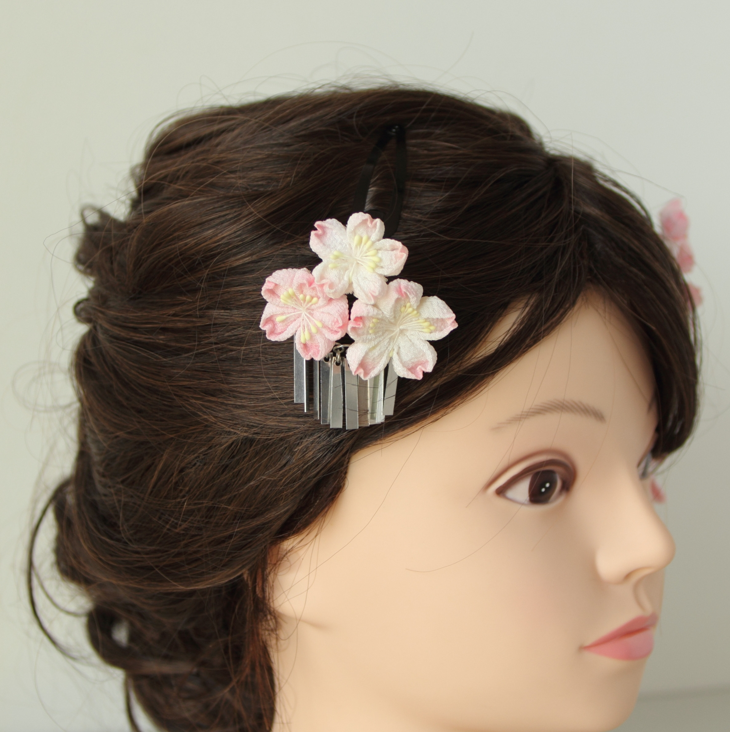 【七五三】桜咲くハレの日飾り　ぱっちん