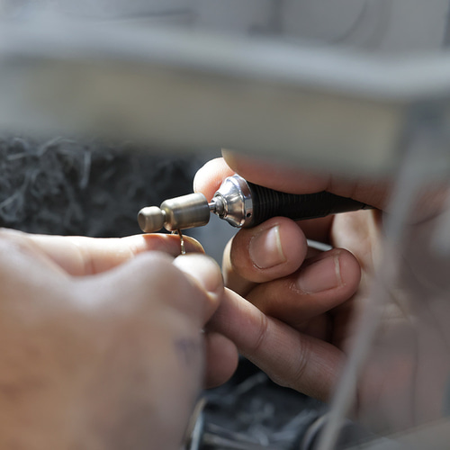 K18/K18PG/Pt900華奢リング】FINE RING Tsutime 槌目 極細リング