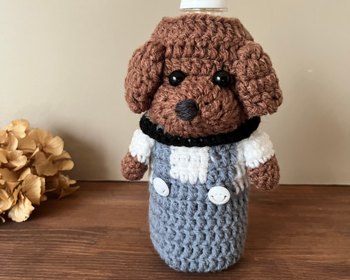 ですん様　ペットボトルカバー　トイプードル(白) ですん様 ペットボトルカバー トイプードル(白) ペットボトルカバー