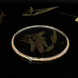 輕奢風橙拉長石14K包金 GF Swarovski 配珠水晶手鍊 ( Labradorite Bracelet ) 第6張的照片