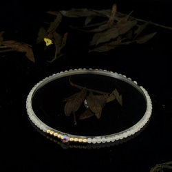 輕奢風藍月亮石14K包金 GF Swarovski 配珠水晶手鍊 ( Moonstone Bracelet ) 第2張的照片