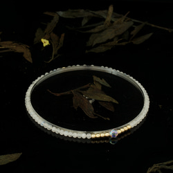 輕奢風藍月亮石14K包金 GF Swarovski 配珠水晶手鍊 ( Moonstone Bracelet ) 第6張的照片