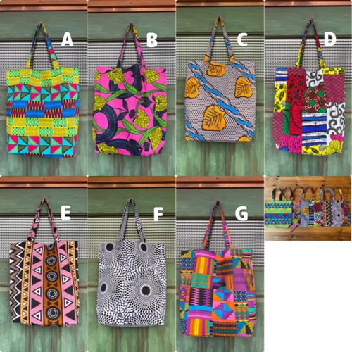 あきさん アフリカンバティック zakuchiku LOGO バッグ あきさん様専用