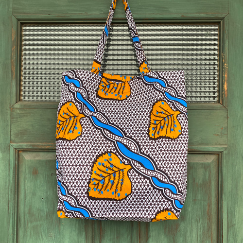 あきさん アフリカンバティック zakuchiku LOGO バッグ あきさん様専用