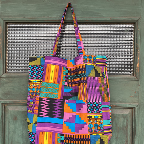 あきさん アフリカンバティック zakuchiku LOGO バッグ あきさん アフリカンバティック zakuchiku LOGO バッグ 楽天市場