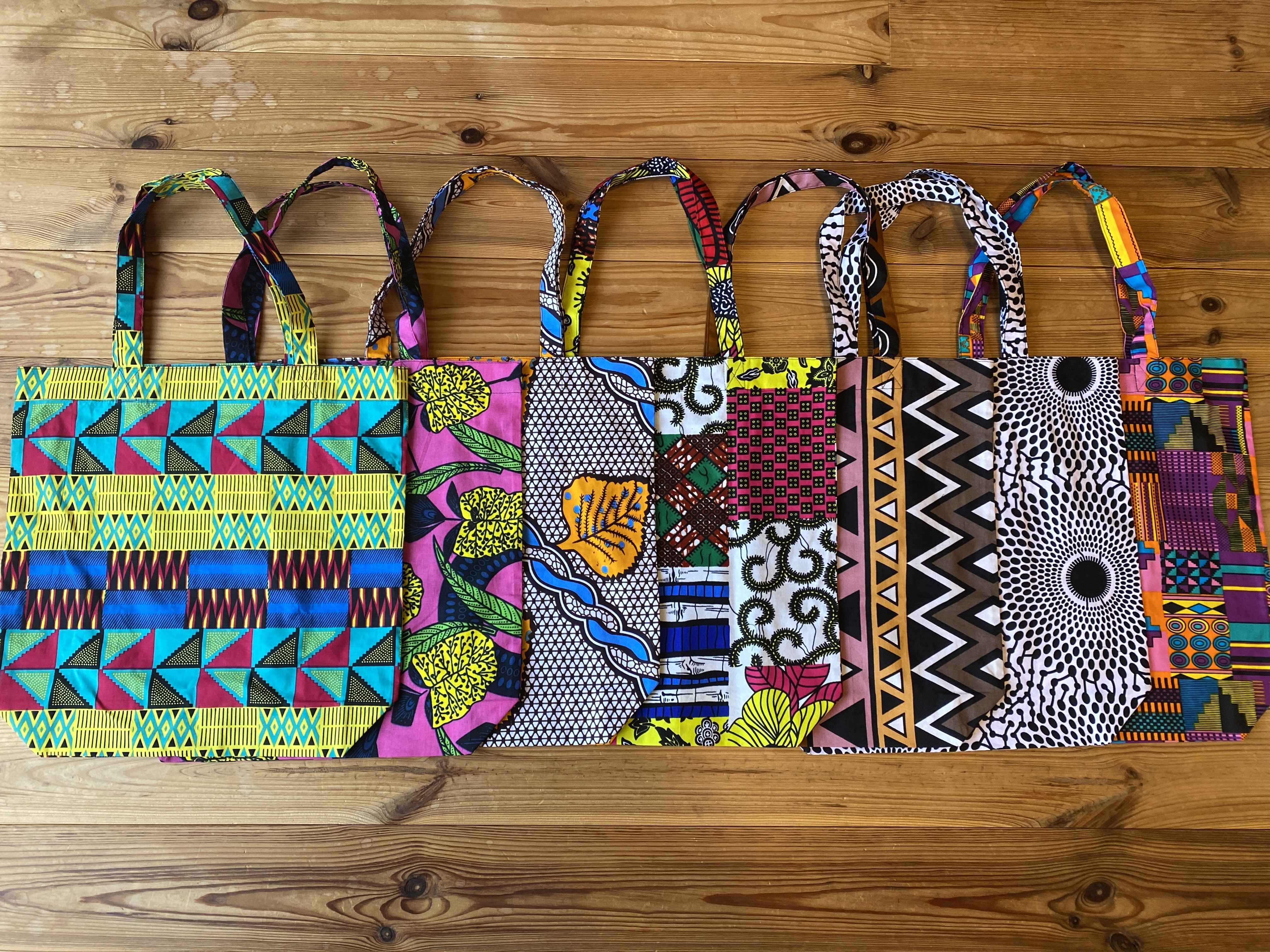 2016SS AFRICABA アフリカバ ショルダーストラップ付きトートバッグ