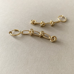 Statement Chain Earrings 1枚目の画像