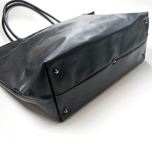▽KURO/メインで使える牛革A3レザートートバッグ 横型・通勤