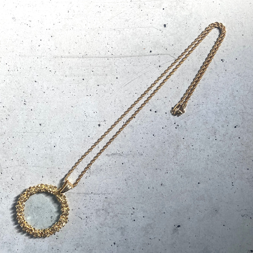 ゴールドカローラ ルーペペンダント【職人による一点物】 ネックレス  