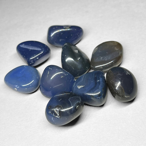 blue agate tumble / ブルーアゲートタンブル B 天然石 N.st 通販