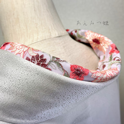 洗える刺繍半衿  菊花浪漫【あと2点】 5枚目の画像